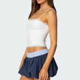 Cruella Lace Trim Tank Top