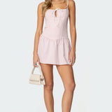 Cordelia Striped Mini Dress