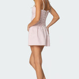 Cordelia Striped Mini Dress