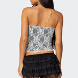 Allison Lace Tube Top