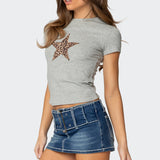 Narla Leopard Star T Shirt