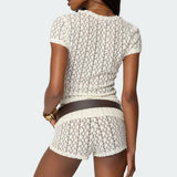 Rye Sheer Textured T Shirt