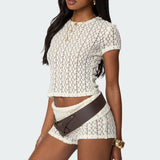 Rye Sheer Textured T Shirt