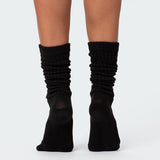 Slouchy Scrunch Socks