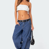 Super Baggy Oversized Belted Jeans