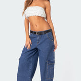 Super Baggy Oversized Belted Jeans
