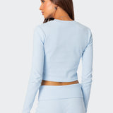 Coffee Break Ribbed Top