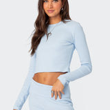 Coffee Break Ribbed Top
