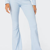 Coffee Break Ribbed Flare Leggings