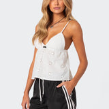 Emilie Eyelet Tank Top