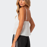 Emilie Eyelet Tank Top