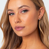 Bow Huggy Hoop Earrings