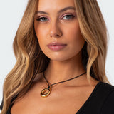 Hoop Cord Necklace