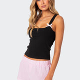 Lola Ribbed Tank Top