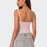 Serafina Sheer Mesh Tank Top