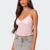 Serafina Sheer Mesh Tank Top