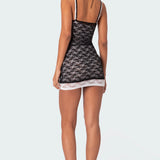 Vivian Layered Lace Mini Dress