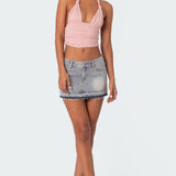 Lillie Knotted Halter Top