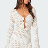 Brie Cut Out Crochet Mini Dress