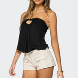 Vera Keyhole Backless Top