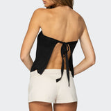 Vera Keyhole Backless Top