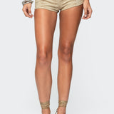 Sloane Faux Suede Micro Shorts