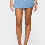 Shaylee Sequin Knit Mini Skirt