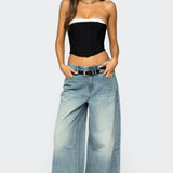 Ryla Contrast Layered Mesh Corset