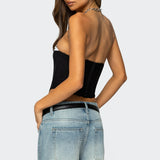 Ryla Contrast Layered Mesh Corset