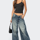 Aspyn V Neck Ribbed Tank Top