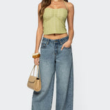 Galya Textured Halter Top