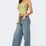Galya Textured Halter Top