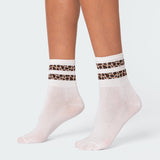 Cheetah Stripe Socks