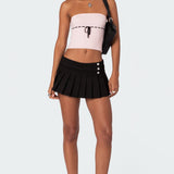 Elsie Knitted Tie Tube Top