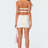 Deva Belted Back Mini Dress