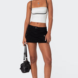 Yang Contrast Strap Tank Top