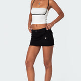 Yang Contrast Strap Tank Top