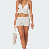 Jael Eyelet Shorts