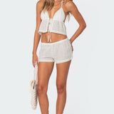 Jael Eyelet Shorts