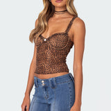 Lidia Sheer Mesh Bra Top