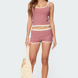 Saylor Striped Knit Tank Top
