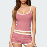 Saylor Striped Knit Tank Top