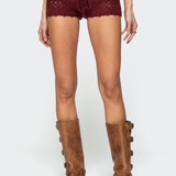 Kelani Crochet Shorts