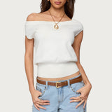 Michaela Off Shoulder Knit Top