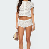 Elisa Open Knit Shorts