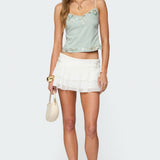 Sequin & Bead Woven Tank Top