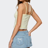 Roya Layered Halter Tank Top