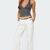Sakura Grommet Halter Top