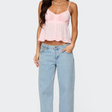 Halsey Ruffle Tank Top