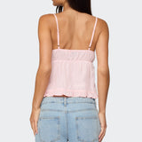 Halsey Ruffle Tank Top